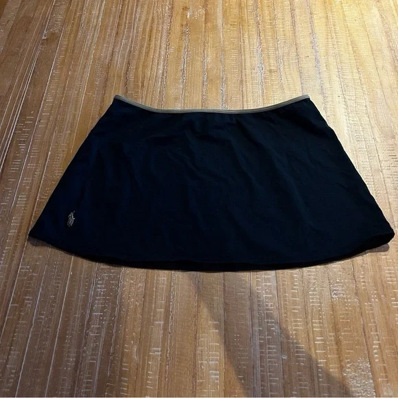 Ralph Lauren Black Mini Skirt Casual Athletic SWIM - Picture 1 of 5